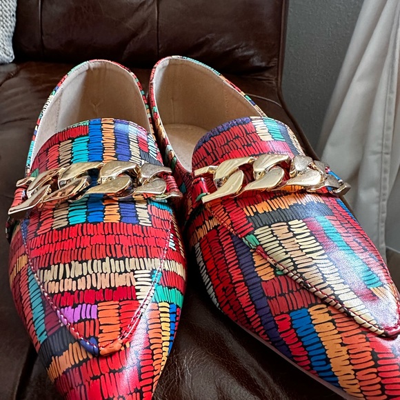 New - multicolor beautiful flat shoes - Picture 3 of 5